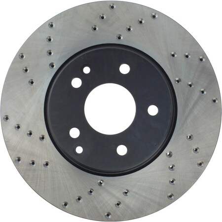 Centric Parts Sport Cross Drilled Brake Rotor, 128.35058R 128.35058R